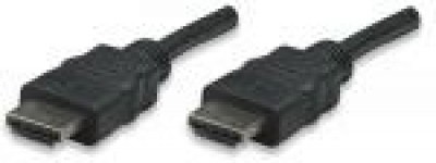 Cable HDMI MANHATTAN, 5 m, HDMI, HDMI, Macho/Macho, Negro
