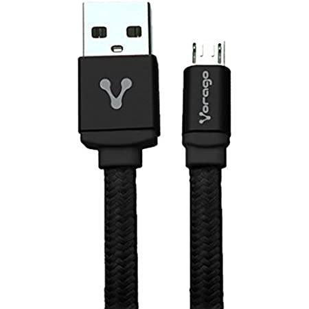 *Cable USB VORAGO CAB-113, Micro USB, 1 m, Negro